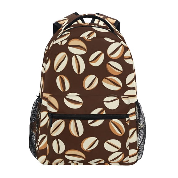 ALAZA Stylish Backpack Coffee Beans Elementary Bookbag Personalized Laptop School Bags Travel Daypack