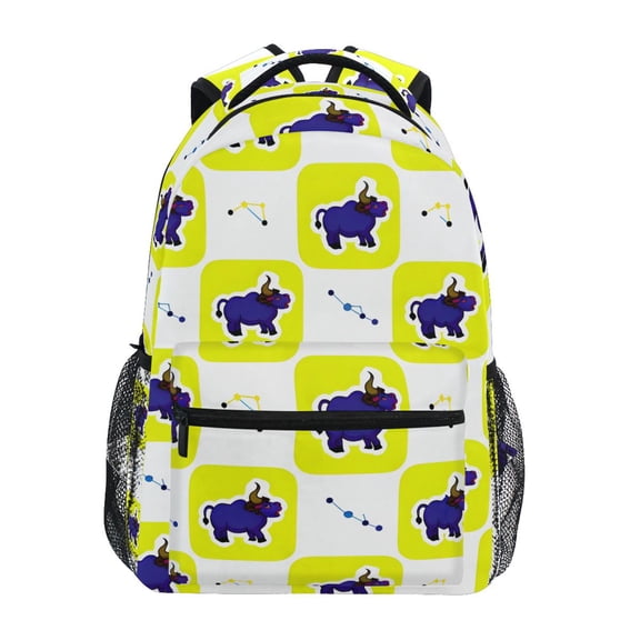 ALAZA Stylish Backpack Constellation Taurus Elementary Bookbag Personalized Laptop School Bags Travel Daypack