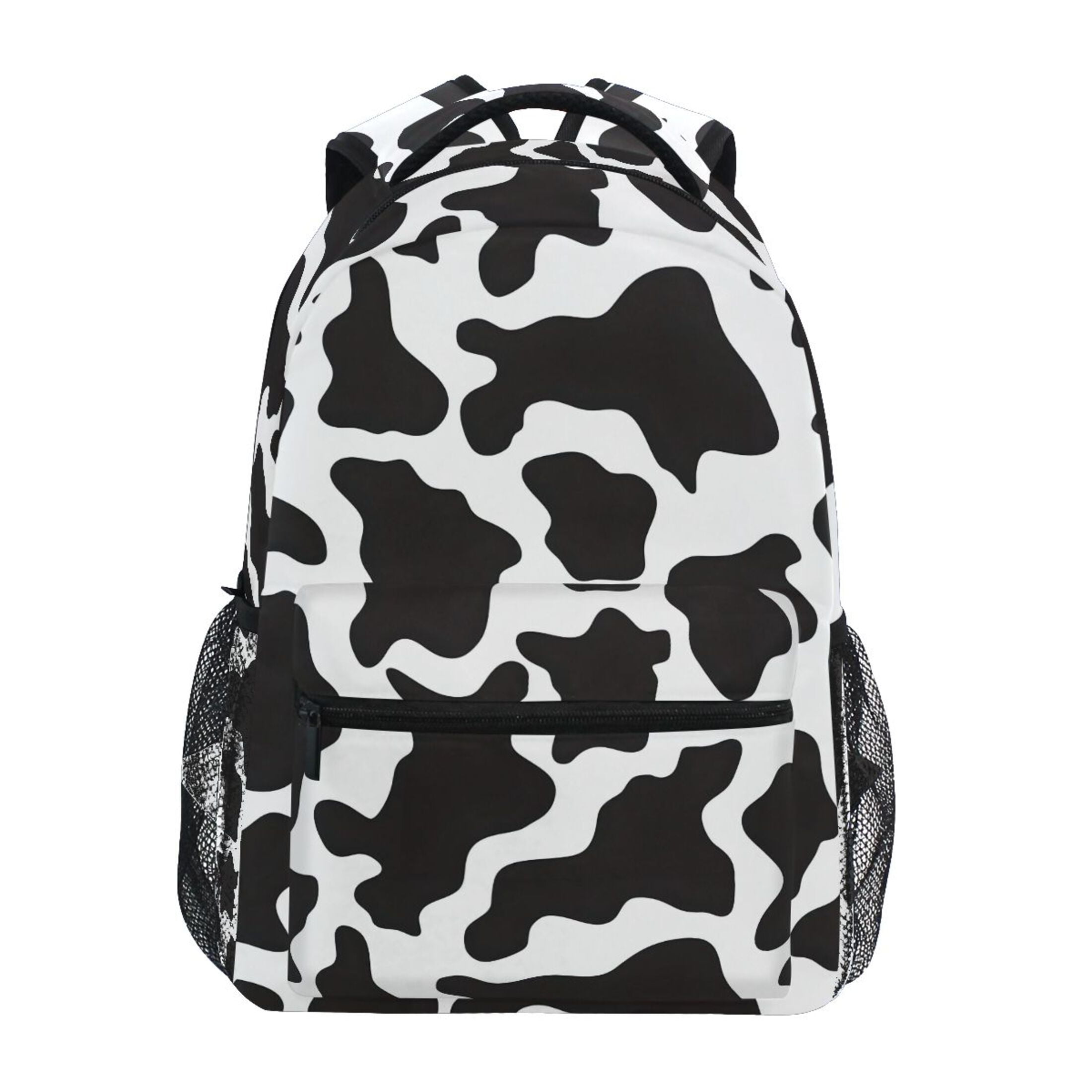 ALAZA Stylish Backpack Cow Print Elementary Bookbag Personalized Laptop School Bags Travel Daypack