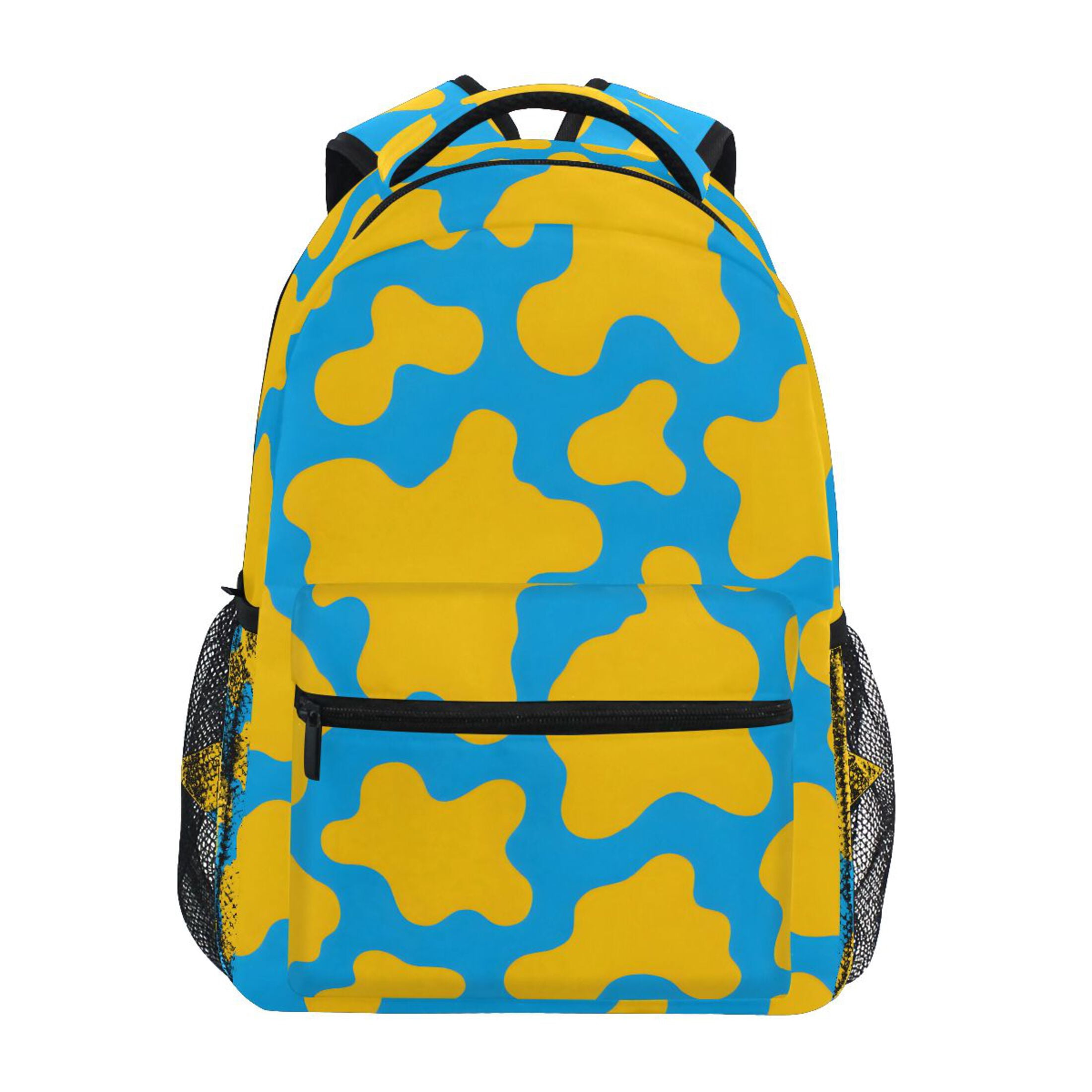 ALAZA Stylish Backpack Cow Print Elementary Bookbag Personalized Laptop School Bags Travel Daypack