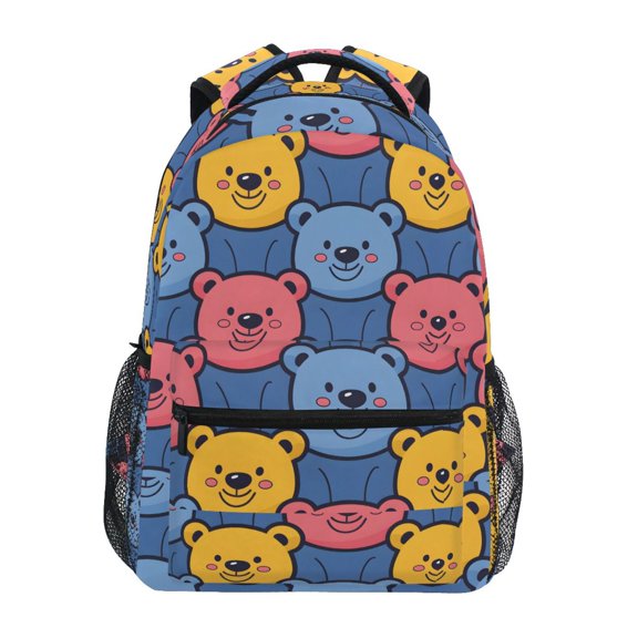 ALAZA Stylish Backpack Cute Bears Elementary Bookbag Personalized Laptop School Bags Travel Daypack