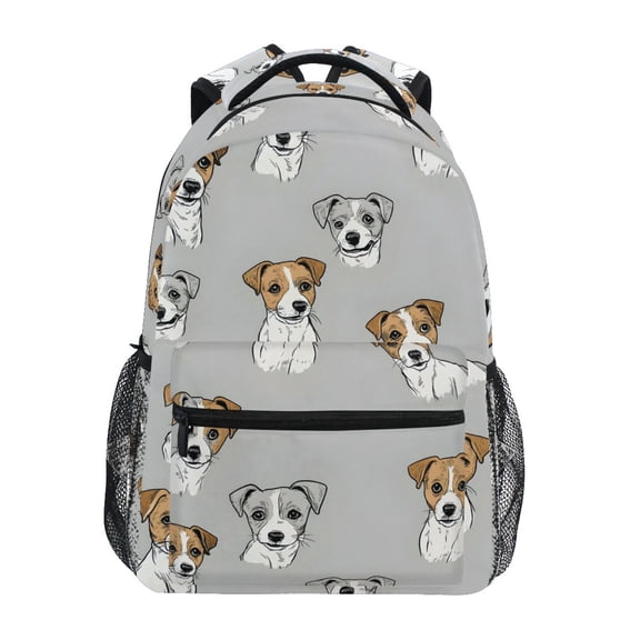 ALAZA Stylish Backpack Dog Doodle Elementary Bookbag Personalized Laptop School Bags Travel Daypack
