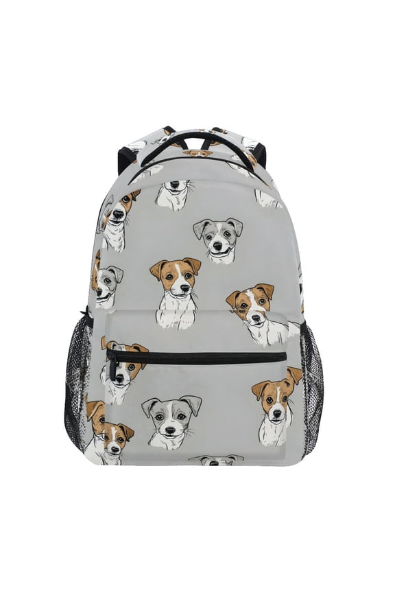 Stylish Backpack Dog Doodle Elementary Bookbag Personalized Laptop School Bags Travel Daypack