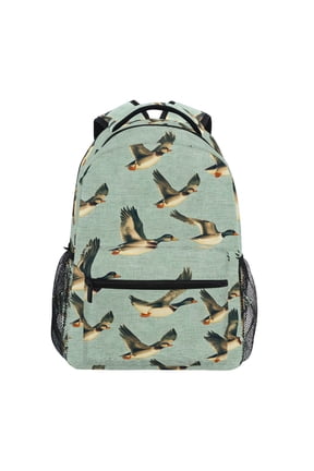 Stylish Backpack Ducks Flying Elementary Bookbag Personalized Laptop School Bags Travel Daypack