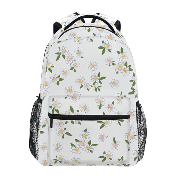 ALAZA Stylish Backpack Flower-p1 Elementary Bookbag Personalized Laptop School Bags Travel Daypack