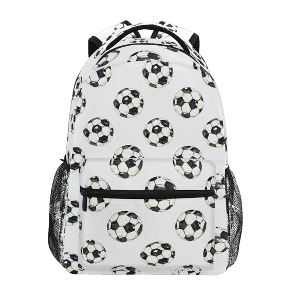 ALAZA Stylish Backpack Footballs-z1 Elementary Bookbag Personalized Laptop School Bags Travel Daypack