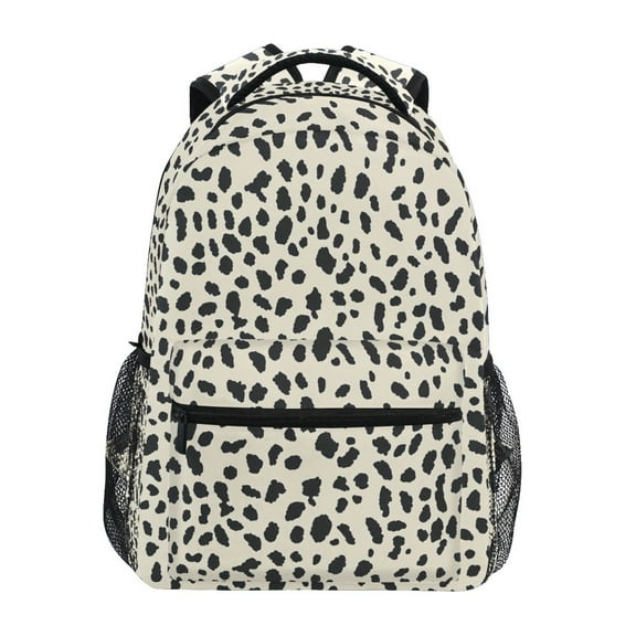 ALAZA Stylish Backpack Leopard Beige Elementary Bookbag Personalized Laptop School Bags Travel Daypack