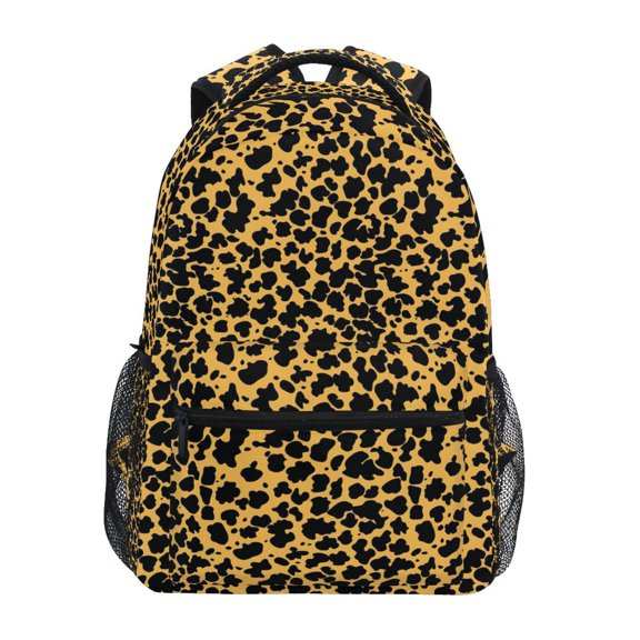 ALAZA Stylish Backpack Leopard Print Elementary Bookbag Personalized Laptop School Bags Travel Daypack