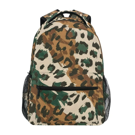 ALAZA Stylish Backpack Leopard Skin Pattern Elementary Bookbag Personalized Laptop School Bags Travel Daypack