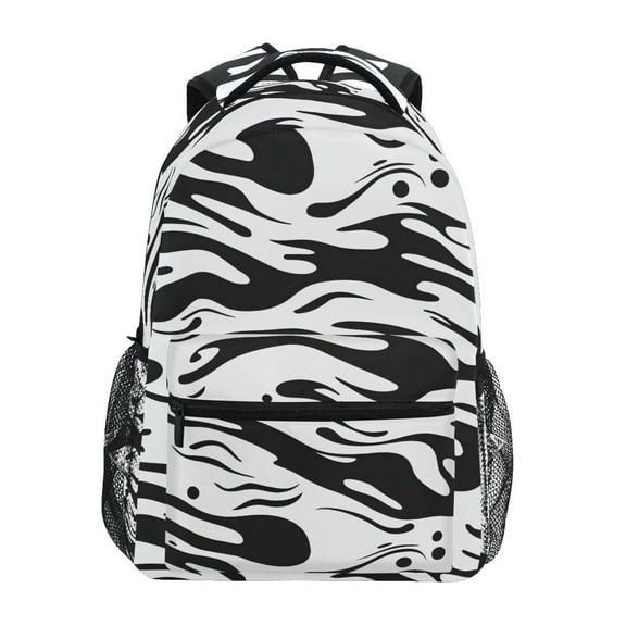 ALAZA Stylish Backpack Liquid Wave Pattern Elementary Bookbag Personalized Laptop School Bags Travel Daypack