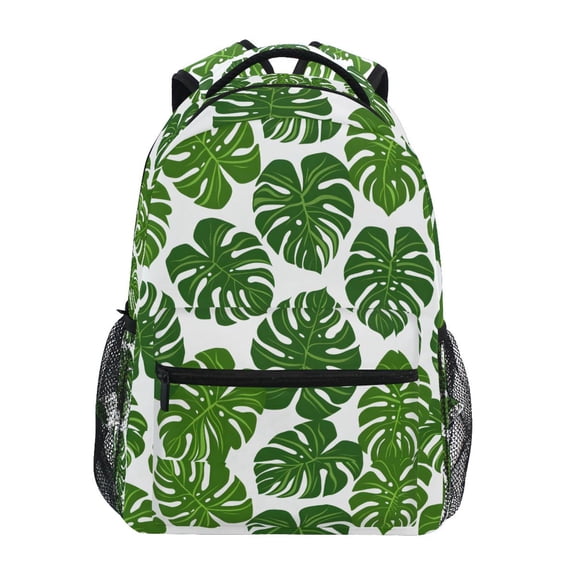 ALAZA Stylish Backpack Palm Tropical Leaf Elementary Bookbag Personalized Laptop School Bags Travel Daypack