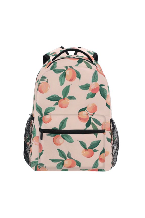 Stylish Backpack Peach Elementary Bookbag Personalized Laptop School Bags Travel Daypack