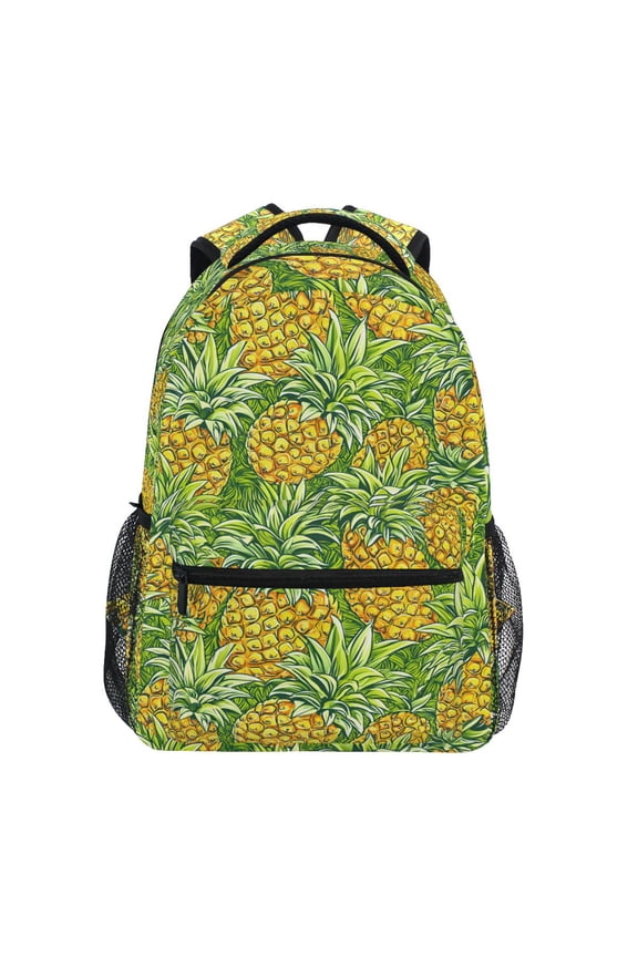 Stylish Backpack Pineapples Elementary Bookbag Personalized Laptop School Bags Travel Daypack