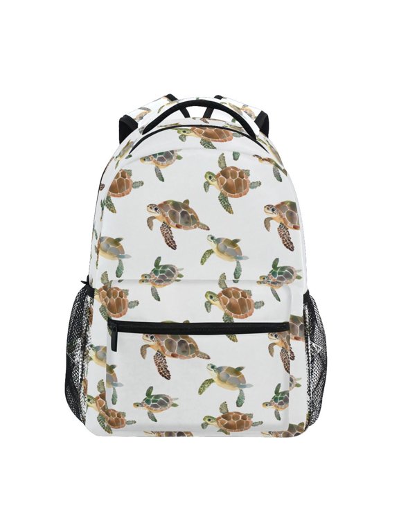 Kids Backpack Sea Turtles-b1 Elementary Bookbag School Bags for Girls Boys Laptop Travel Student Daypack