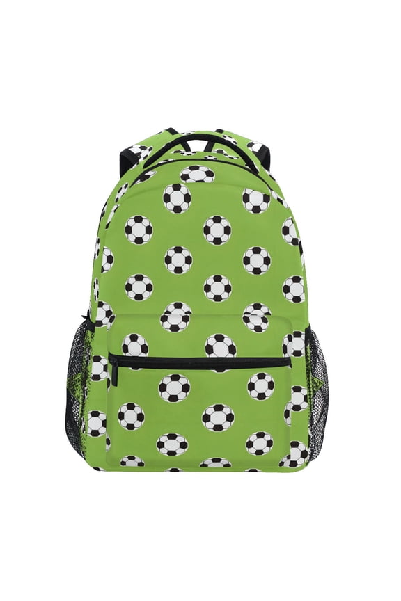 Stylish Backpack Soccer Balls-z1 Elementary Bookbag Personalized Laptop School Bags Travel Daypack