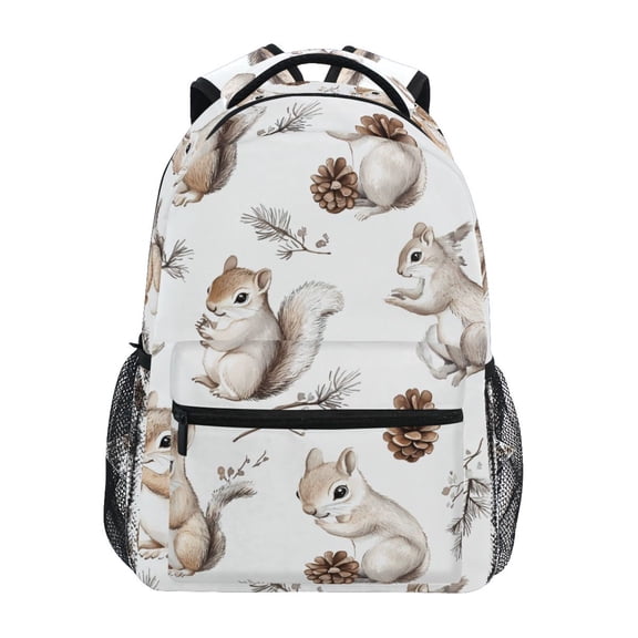 ALAZA Stylish Backpack Squirrels Cute Elementary Bookbag Personalized Laptop School Bags Travel Daypack