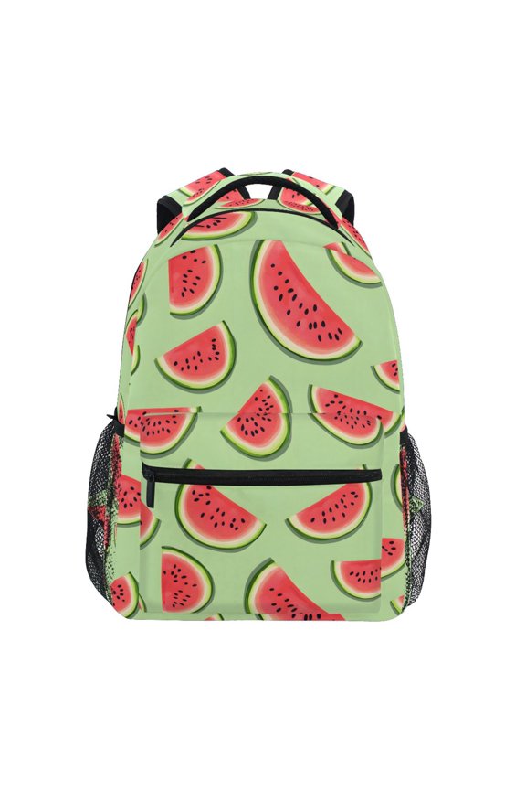 Stylish Backpack Summer Watermelons Elementary Bookbag Personalized Laptop School Bags Travel Daypack