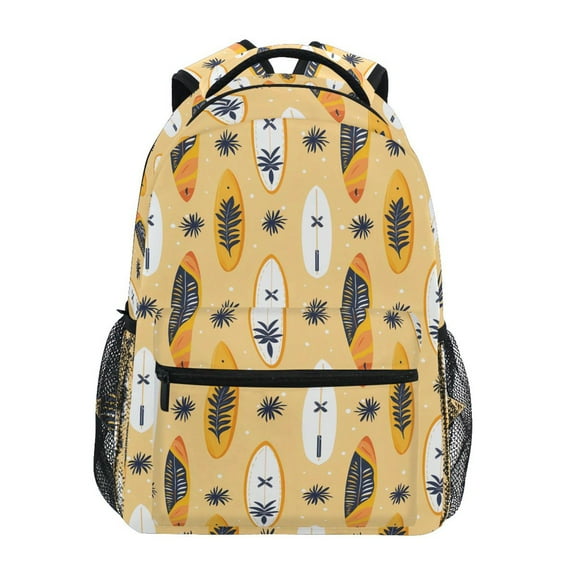 ALAZA Stylish Backpack Surfboard Summer Elementary Bookbag Personalized Laptop School Bags Travel Daypack