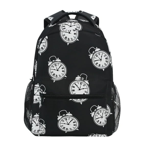 ALAZA Stylish Backpack Vintage Alarm Clocks-a3 Elementary Bookbag Personalized Laptop School Bags Travel Daypack