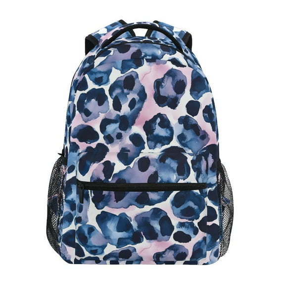 ALAZA Stylish Backpack Watercolor Leopard Elementary Bookbag Personalized Laptop School Bags Travel Daypack