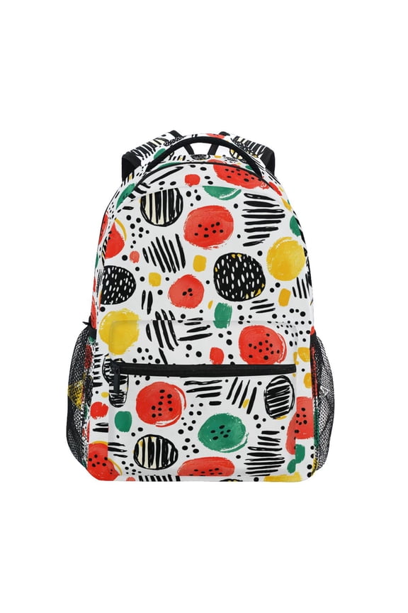 Stylish Backpack Watermelon Art Paint Elementary Bookbag Personalized Laptop School Bags Travel Daypack