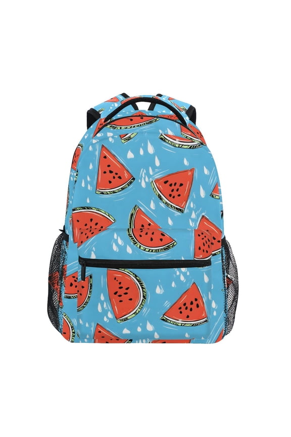 Stylish Backpack Watermelon Cute Elementary Bookbag Personalized Laptop School Bags Travel Daypack