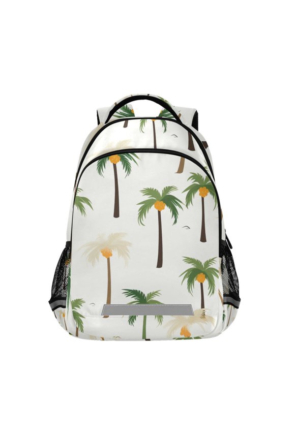 Summer Coconut Tree Backpack Elementary School Bag Bookbag Travel Rucksack