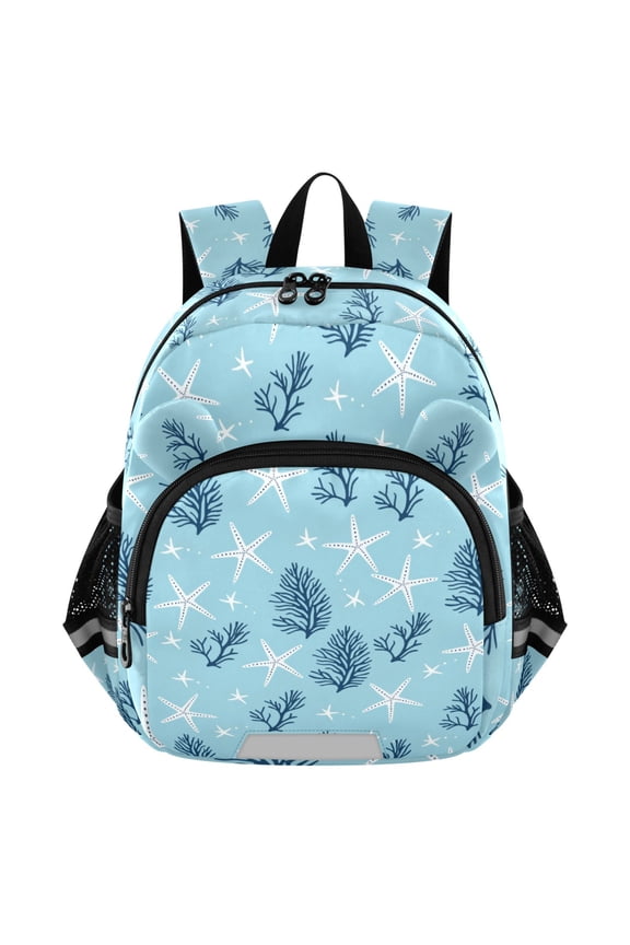 Summer Coral Starfish Mini Backpack School Bookbag Age 3-7 Medium