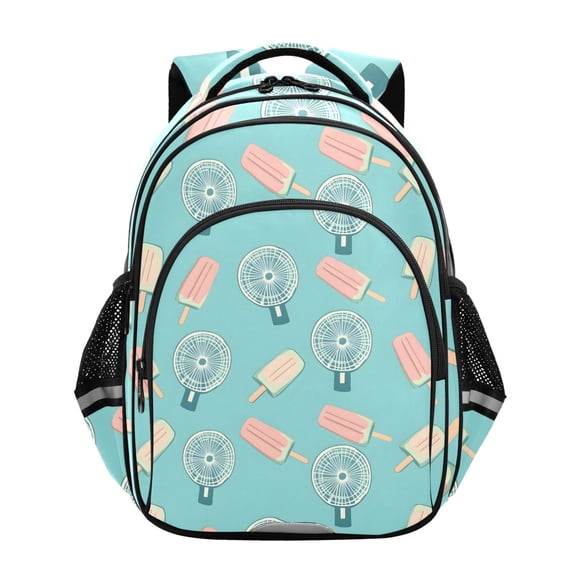 ALAZA Summer Ice Cream School Backpack Elementary Bag Bookbag Travel Rucksack