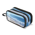thumbnail image 1 of ALAZA Summer Ocean Pencil Case Bag 3 Compartment Pen Pouch Large Storage Holder Box Organizer, 1 of 8