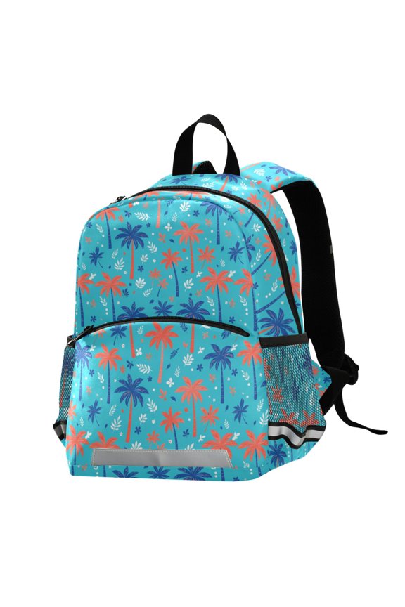 Summer Palm Trees School Backpack Elementary Student Bookbag