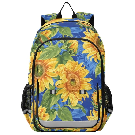 ALAZA Sunflowers Field Laptop Backpack Purse Travel Bag Casual School Bookbag Rucksack for Women Men