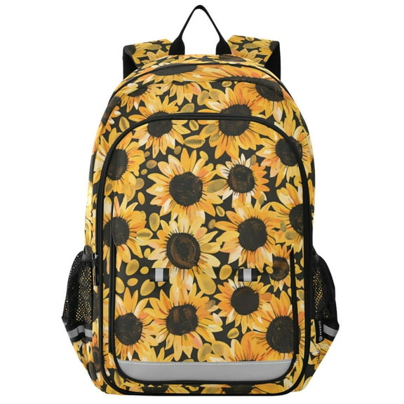ALAZA Sunflowers Laptop Backpack Purse Travel Bag Casual School Bookbag Rucksack for Women Men