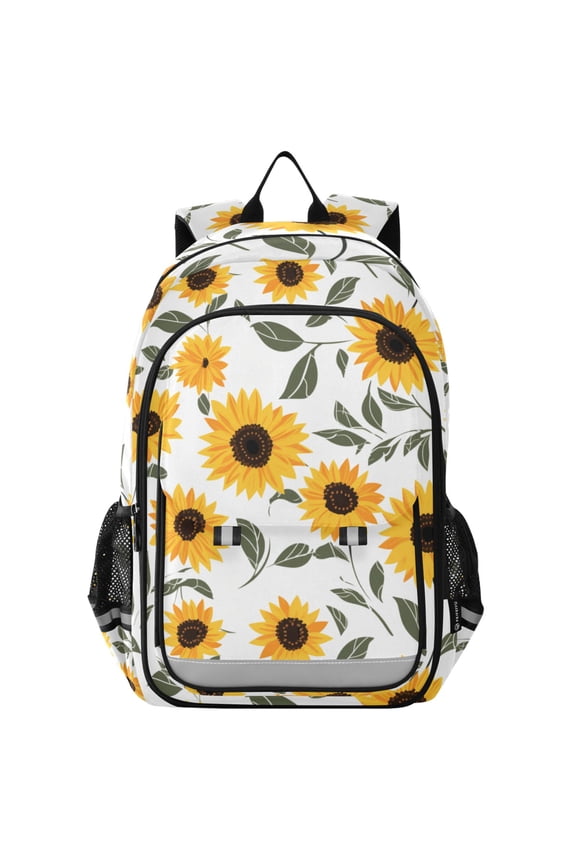 Sunflowers Laptop Backpack Purse Travel Bag Casual School Bookbag Rucksack for Women Men