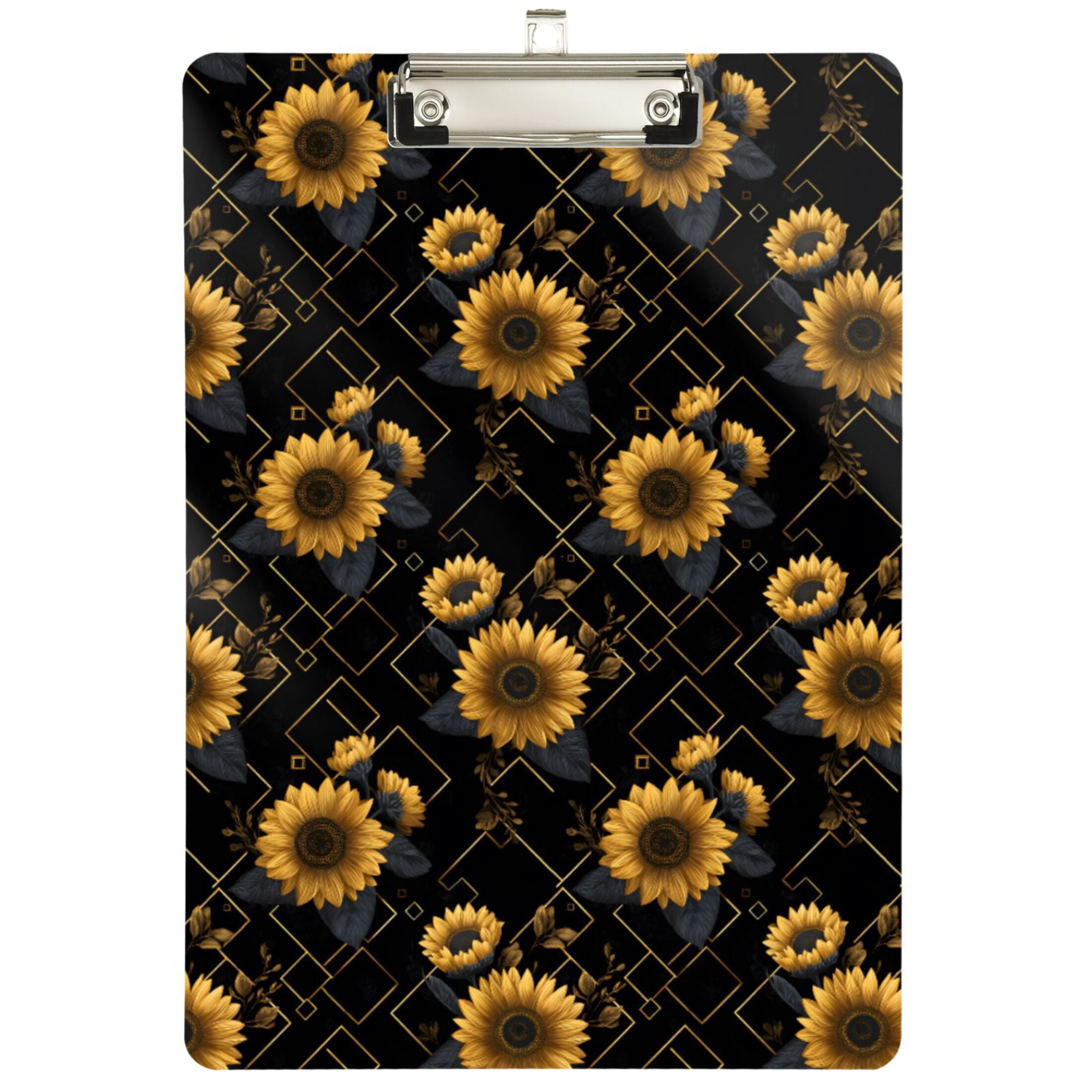 ALAZA Sunflowers Plastic Clipboard A4 Letter Size Decorative Clipboards ...