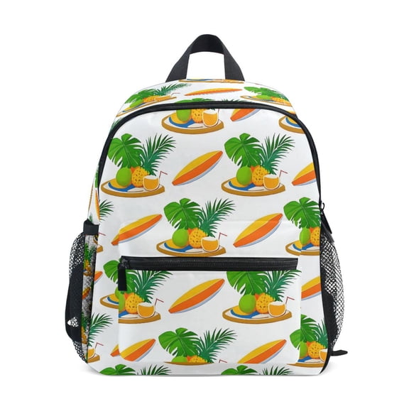 ALAZA Surfboard Summer Fruit School Backpack Small Bookbag Mini Bags