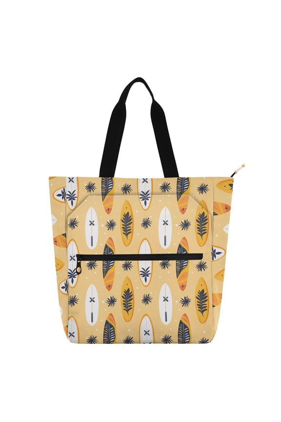 Surfboard Summer School Book Bag Kids Tote Bags Handbag