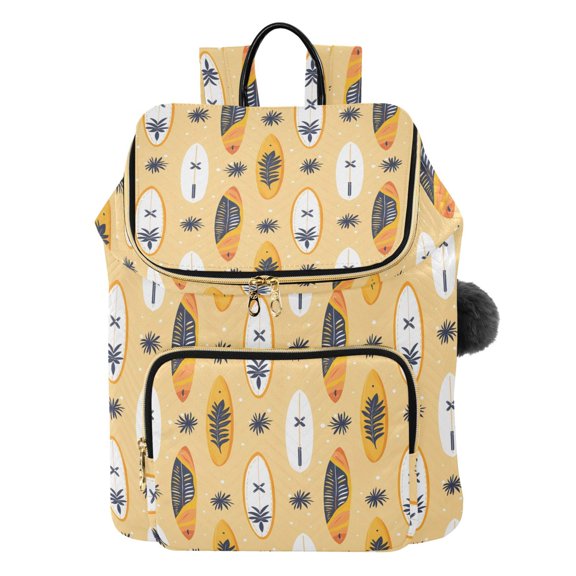 ALAZA Surfboard Summer Travel Backpack Laptop Bag Large Capacity Daypack