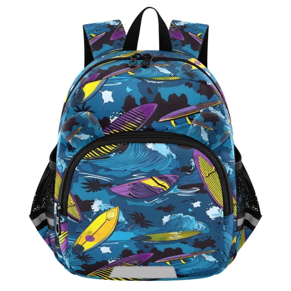 ALAZA Surfboard Wave Mini Backpack School Bookbag Age 3-7 Medium