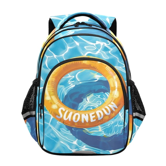 ALAZA Swimming Circle School Backpack Elementary Bag Bookbag Travel Rucksack