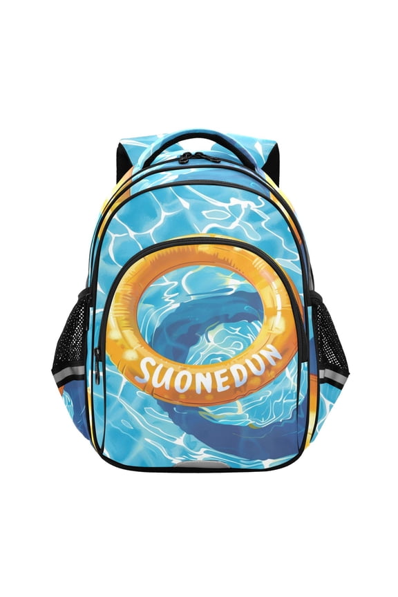 Swimming Circle School Backpack Elementary Bag Bookbag Travel Rucksack