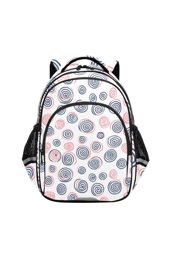 Swirl Doodle Paint School Backpack Elementary Bag Bookbag Travel Rucksack