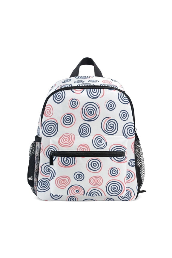 Swirl Doodle Paint School Backpack Small Bookbag Mini Bags