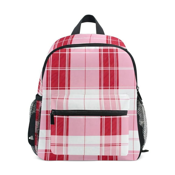 ALAZA Tartan Checkered Pattern School Backpack Small Bookbag Mini Bags