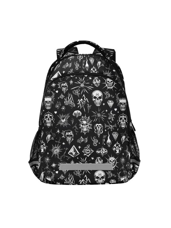Tattoo Skeletons-a1 Backpack Elementary School Bag Bookbag Travel Rucksack