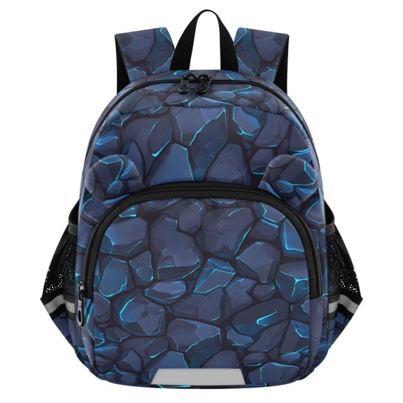 ALAZA Texture Cartoon Stones Mini Backpack School Bookbag Age 3-7 Small