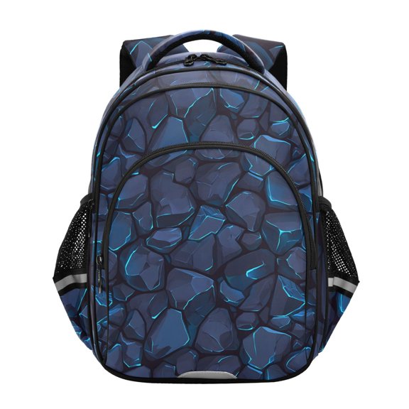 ALAZA Texture Cartoon Stones School Backpack Elementary Bag Bookbag Travel Rucksack
