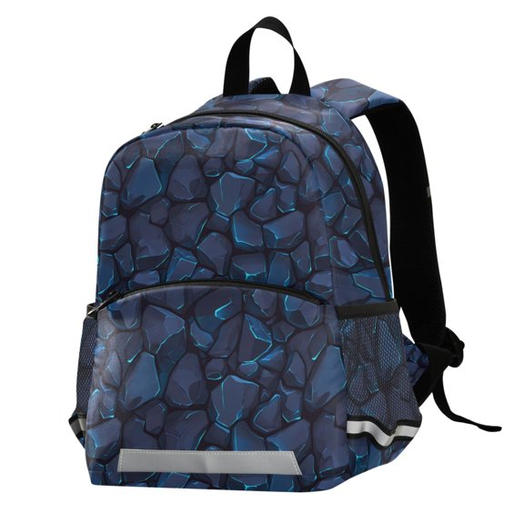 ALAZA Texture Cartoon Stones School Backpack Elementary Student Bookbag