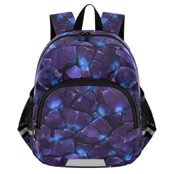 ALAZA Texture Stone Purple Mini Backpack School Bookbag Age 3-7 Small