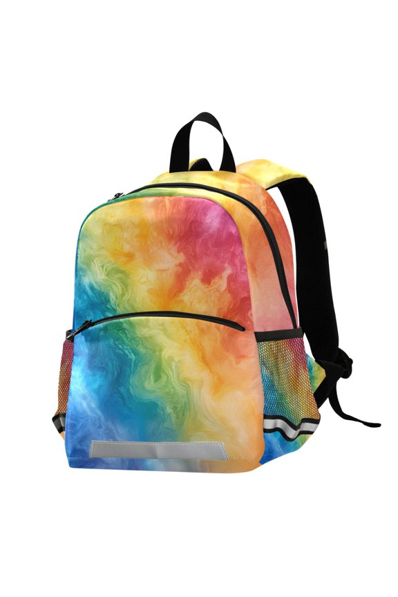 Tie Dye Pattern School Backpack Elementary Student Bookbag
